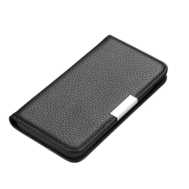 Flip Cover iPhone 13 Pro Max Leatherette Litchi Ultra Chic