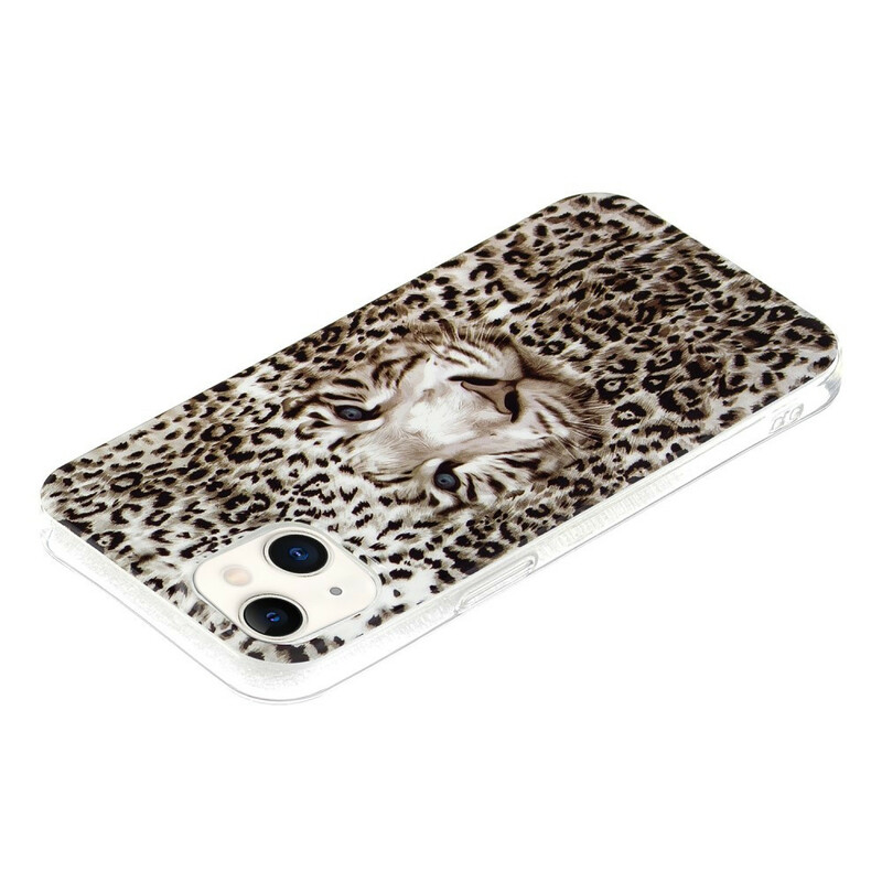 Funda de leopardo fluorescente para el iPhone 13