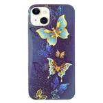 Funda fluorescente de mariposas para el iPhone serie 13