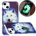 Funda fluorescente para el iPhone Serie 13 Wolf