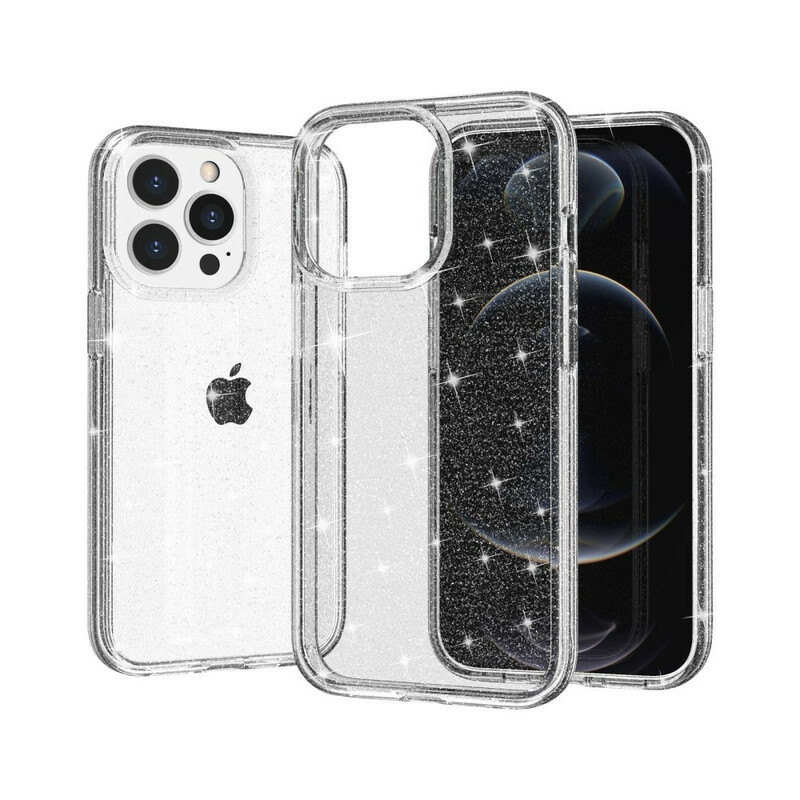 Funda transparente de purpurina para el iPhone 12 Pro Max