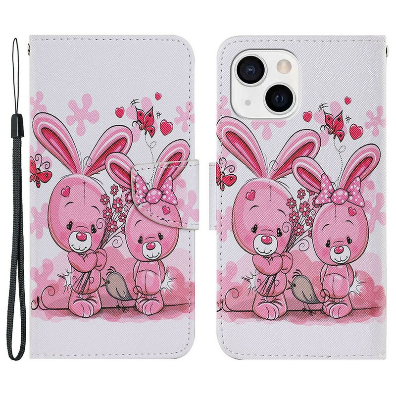 Funda para iPhone 13 Conejos