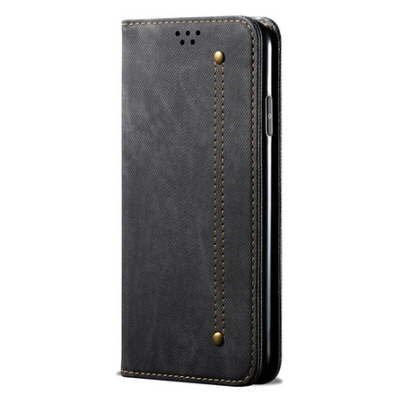 Flip Cover Oppo A16 / A16s Tejido Jeans