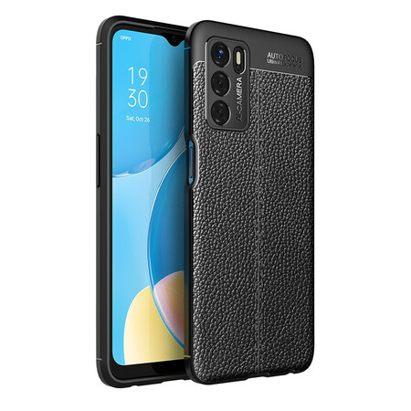 Oppo A16 / A16s Efecto cuero Doble línea