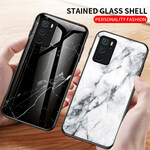 Oppo A16 / A16s Marble Colors Funda de cristal templado