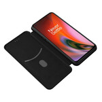 Flip Cover OnePlus Nord 2 5G Silicona Color Carbono