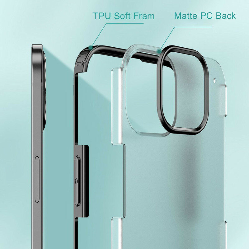 Funda híbrida esmerilada para el iPhone 13
