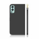 Funda de polipiel para OnePlus Nord 2 5G con tapa de espejo