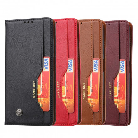 Funda Flip Cover Poco X3 / X3 Pro / X3 NFC Leatherette Card Funda