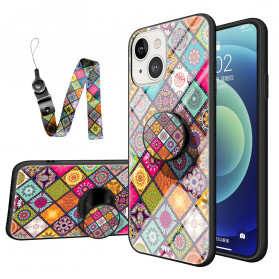 Funda magnética de patchwork para el iPhone 13