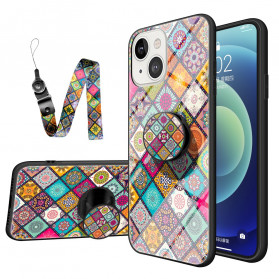 Funda magnética de patchwork para el iPhone 13