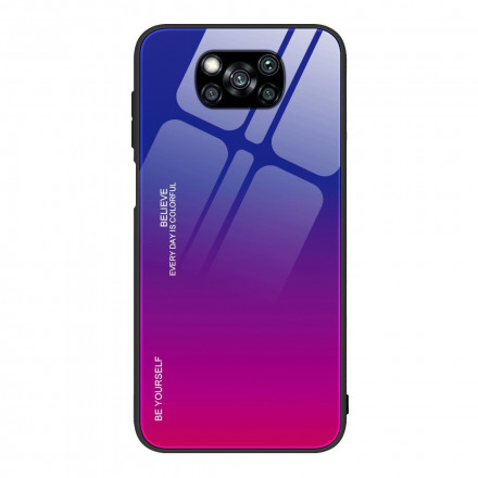 Poco X3 / X3 Pro / X3 NFC Funda de cristal templado Sé tú mismo