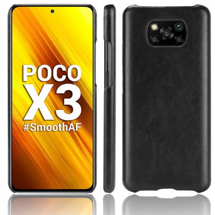 Poco X3 / X3 Pro / X3 NFC Funda efecto cuero Litchi Performance
