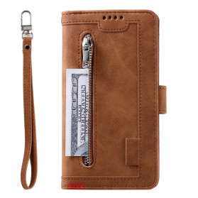 Funda iPhone 13 Bolso de purpurina con colgante