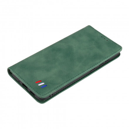 Flip Cover iPhone 13 Style Cuero Tricolor