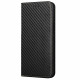 Flip Cover iPhone 13 de fibra de carbono con colgante