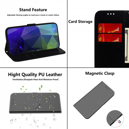 OnePlus Nord CE 5G Tapa de cuero artificial Espejo