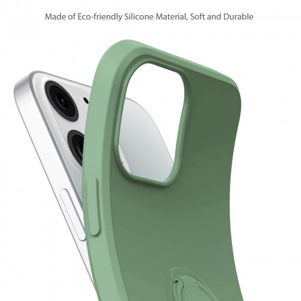 Funda de silicona con soporte y colgante para el iPhone 13