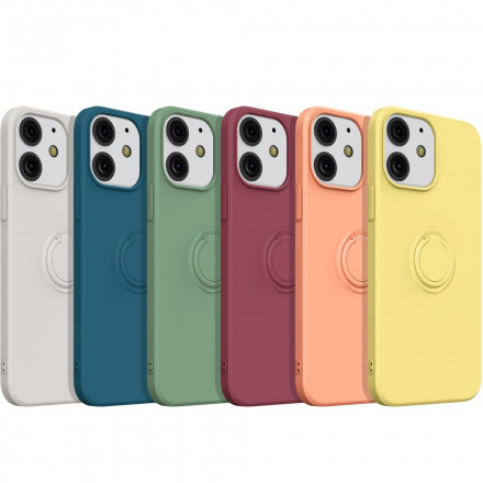 Funda de silicona con soporte y colgante para el iPhone 13