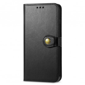 Funda de polipiel con cierre vintage para OnePlus Nord CE 5G
