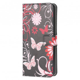 Funda Motorola Edge 20 Lite Mariposas y Flores