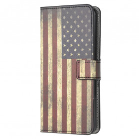 Funda Motorola Edge 20 Lite Bandera Americana