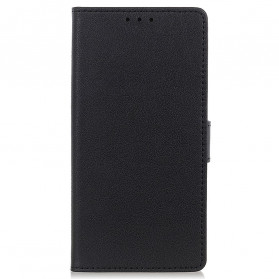 Funda para Motorola Edge 20 Lite Classic Efecto Cuero