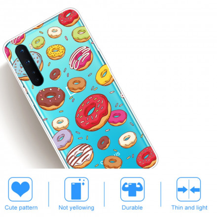 Funda OnePlus Nord love Donuts