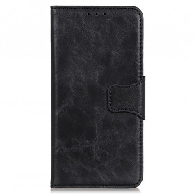 Funda Motorola Edge 20 Lite de cuero dividido con cierre reversible