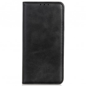 Flip Cover Motorola Edge 20 Lite Diseño de cuero dividido