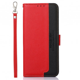 Funda RFID Motorola Edge 20 Lite Style Litchi KHAZNEH