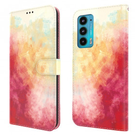 Estuche Motorola Edge 20 Acuarela