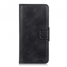Funda Motorola G60s Efecto Cuero Cierre Reversible