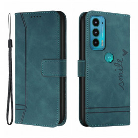Funda Smile del Motorola Edge 20 con colgante