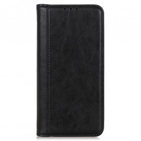 Flip Cover Motorola Edge 20 Pro Versión de cuero dividido
