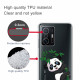 Xiaomi 11T Funda Panda Transparente Sobre Bambú