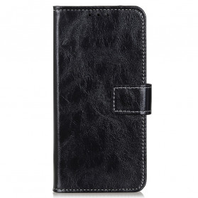Funda brillante Motorola Edge 20 Pro con costuras expuestas
