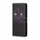Xiaomi Redmi 10 Funda negra con colgante de ojo de gato