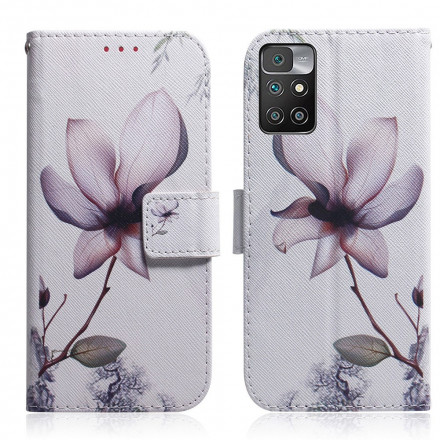 Xiaomi Redmi 10 Flower Funda Rosa Viejo