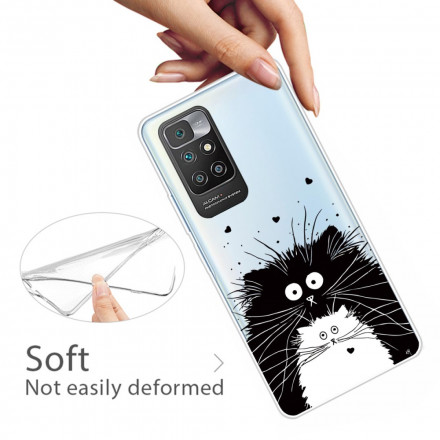 Funda para el Xiaomi Redmi 10 Mira los gatos