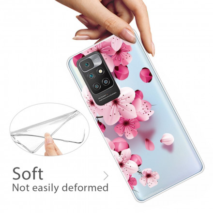 Xiaomi Redmi 10 Small Pink Flower Funda