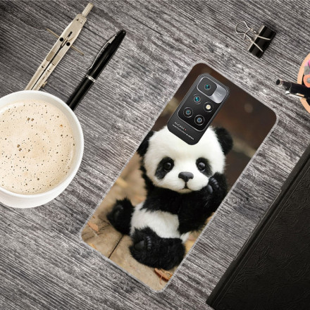 Funda flexible para el Xiaomi Redmi 10 Panda