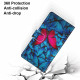 Funda Xiaomi Redmi 10 Butterfly con fondo azul