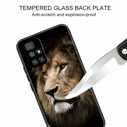 Funda de cristal templado para el Xiaomi Redmi 10 Lionhead