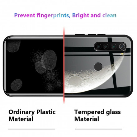 Xiaomi Redmi 10 Funda de cristal templado Gato y mariposas en el espacio