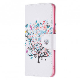 Funda Oppo A54 5G / A74 5G Árbol floreado
