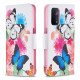 Funda Oppo A54 5G / A74 5G Mariposas y flores pintadas