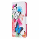 Funda Oppo A54 5G / A74 5G Mariposas y flores pintadas