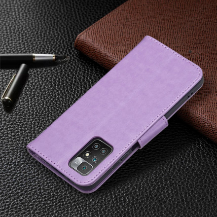 Funda con colgante impresa de mariposa para el Xiaomi Redmi 10