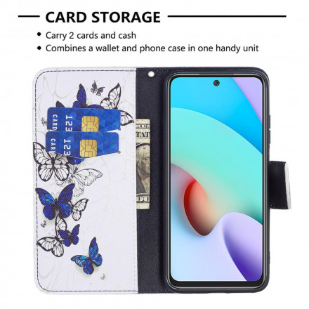 Funda Xiaomi Redmi 10 Incredible Butterflies
